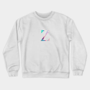 Rainbow Marble Zeta Crewneck Sweatshirt